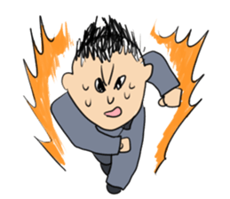 Daily life of a member of society sticker #4141890