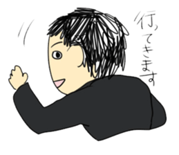 Daily life of a member of society sticker #4141891