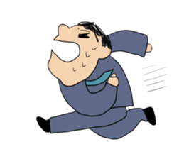 Daily life of a member of society sticker #4141895