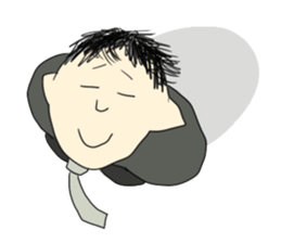 Daily life of a member of society sticker #4141900