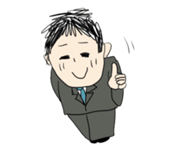 Daily life of a member of society sticker #4141906