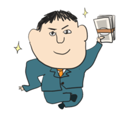 Daily life of a member of society sticker #4141909