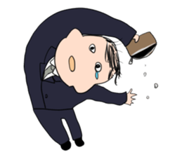 Daily life of a member of society sticker #4141910