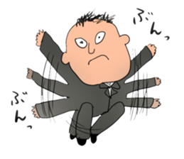 Daily life of a member of society sticker #4141911