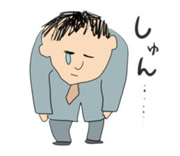 Daily life of a member of society sticker #4141913