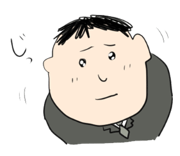 Daily life of a member of society sticker #4141925