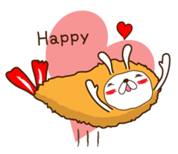 Rabbit fried prawn sticker #4143352