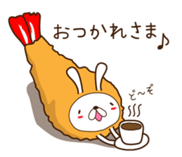 Rabbit fried prawn sticker #4143358
