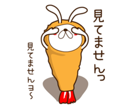 Rabbit fried prawn sticker #4143366