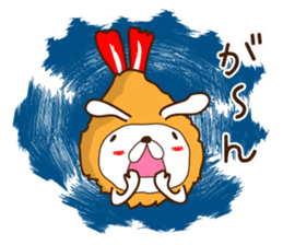 Rabbit fried prawn sticker #4143371