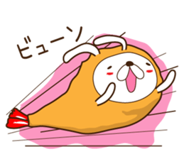 Rabbit fried prawn sticker #4143372