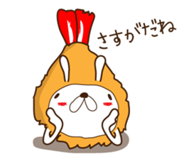 Rabbit fried prawn sticker #4143373