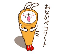 Rabbit fried prawn sticker #4143376