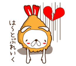 Rabbit fried prawn sticker #4143380