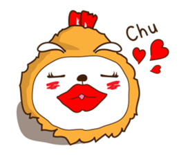 Rabbit fried prawn sticker #4143386