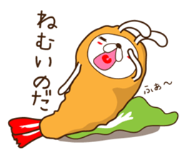 Rabbit fried prawn sticker #4143389