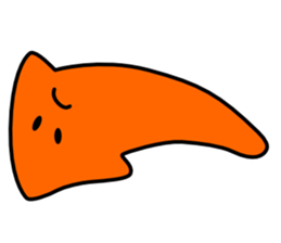 cute worm planaria sticker #4143514