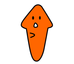 cute worm planaria sticker #4143527