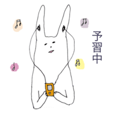 The rabbits -music lovers edition- sticker #4143564