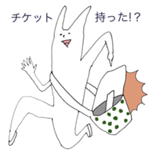 The rabbits -music lovers edition- sticker #4143567