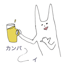 The rabbits -music lovers edition- sticker #4143585