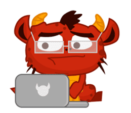 The Devil is back (EN) sticker #4143671