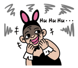 Kimoi Bunny Man English edition sticker #4144040