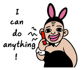 Kimoi Bunny Man English edition sticker #4144041