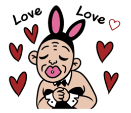 Kimoi Bunny Man English edition sticker #4144042