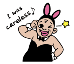 Kimoi Bunny Man English edition sticker #4144045
