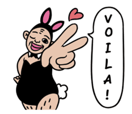 Kimoi Bunny Man English edition sticker #4144048