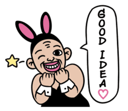 Kimoi Bunny Man English edition sticker #4144049