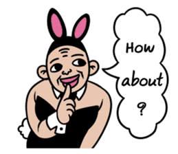 Kimoi Bunny Man English edition sticker #4144051