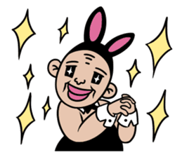 Kimoi Bunny Man English edition sticker #4144053
