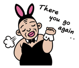 Kimoi Bunny Man English edition sticker #4144054