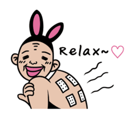 Kimoi Bunny Man English edition sticker #4144055