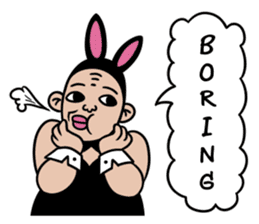 Kimoi Bunny Man English edition sticker #4144057