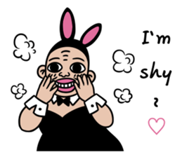 Kimoi Bunny Man English edition sticker #4144060