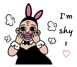 Kimoi Bunny Man English edition sticker #4144060