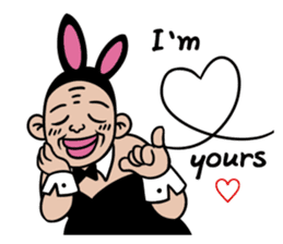 Kimoi Bunny Man English edition sticker #4144061