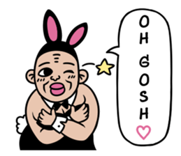 Kimoi Bunny Man English edition sticker #4144070