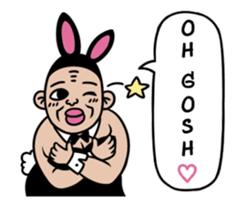 Kimoi Bunny Man English edition sticker #4144070