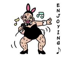 Kimoi Bunny Man English edition sticker #4144073