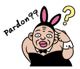 Kimoi Bunny Man English edition sticker #4144074