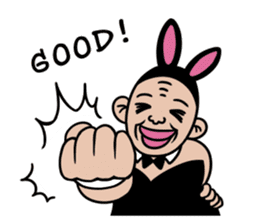 Kimoi Bunny Man English edition sticker #4144078