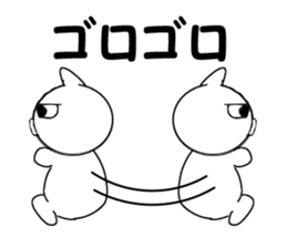 A white pig conveys now sticker #4145224