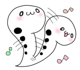 "CHIN" is spotted garden eel! sticker #4145601