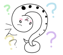 "CHIN" is spotted garden eel! sticker #4145608