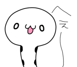 "CHIN" is spotted garden eel! sticker #4145613