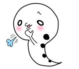 "CHIN" is spotted garden eel! sticker #4145617